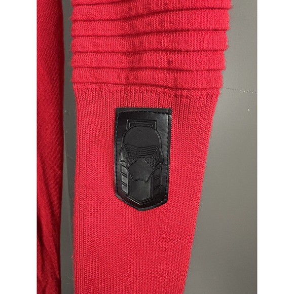 Star Wars XS Musterbrand Sith Apprentice Cardiagn Sweater Women Red Hooded - Picture 4 of 10